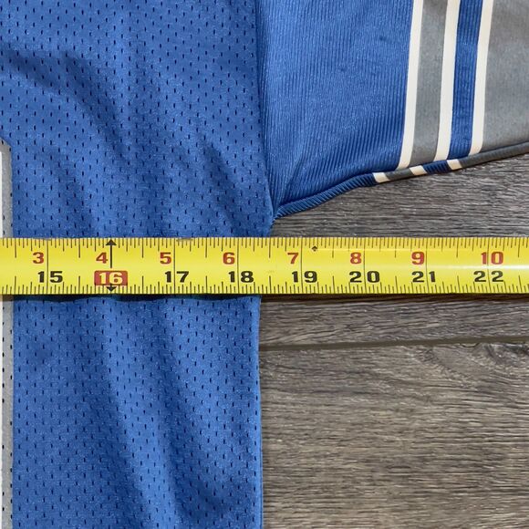 Vintage Puma Barry Sanders #20 Detroit Lions Jersey - Blue/White - Men's Large - Picture 8 of 9